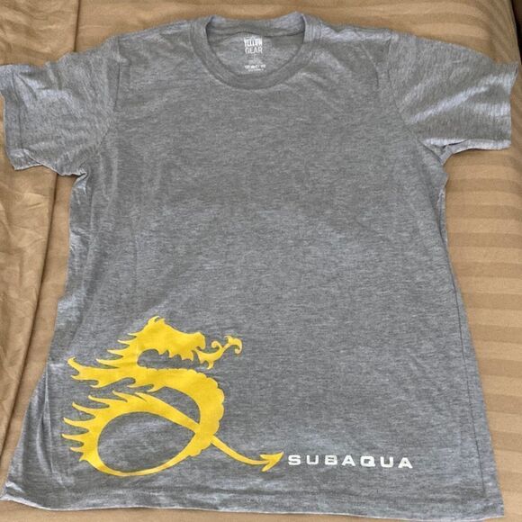 Yellow Gear Subaqua Short Sleeve T Shirt. Size Small. - Picture 1 of 6